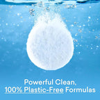 BLUELAND Laundry Essentials Kit, Fragrance Free & Clear - Plastic-Free Laundry Detergent Tablets, Oxi Booster, and Reuseable Natural Wool Dryer Balls