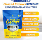 Bastion Toilet Tank Cleaner - 6-Uses. (*Not For Toilet Bowl*) Removes Rust, Mineral Deposits, Hard Water Stains, & Calcium Build Up. Contains 6 X 8oz Single Use Packets