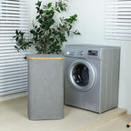 iEGrow Laundry Hamper with Lid, 110L Large Laundry Hamper with Handle and Lid, Collapsible Clothes Basket Organizer with Removable Inner Bag for Clothes Toys Towels - Grey