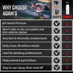 Adam's Iron Remover (Gallon) - Iron Out Fallout & Stop Rust Remover Spray for Car Detailing Removes Iron Particles in Auto Paint, Wheels, Motorcycle, RV & Boat - Use Before Clay Bar, Wax or Car Wash