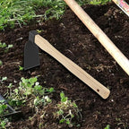 KEILEOHO 2 Pcs 15 Inch Garden Hoe, Hand Hoe Garden Tool, Handheld Hoe Blade Head Hand Hoe for Digging, Loosening Soil, Weeding, Planting
