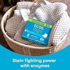 ECOS Laundry Detergent Sheets Vegan, No Plastic Jug, No Mess, Liquid Free - Hypoallergenic, Plant Powered Laundry Detergent Sheet - Magnolia & Lily - 64 Count (Pack of 1)