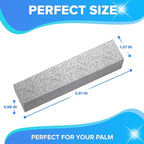 DISIWENE Pumice Cleaning Stone with Handle Toilet Bowl Cleaner Hard Water Ring Remover for Bath/Pool/Kitchen/Household Cleaning (6, 6 Pack (No Handle))