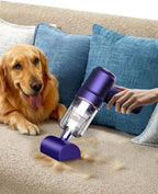Mini Vacuum Cleaner Cordless with LED Light | 15000 Pa Hand Vacuum Cordless Rechargeable - Portable 3-in-1 Powerful Car Vacuums with Multi-Nozzles for Car, Home, Pet Hair, Blue