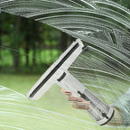 Electric Window Squeegee Glass Cleaner Tool, 3 in 1 Mirror Window Cleaner Squeegee Kit with Spray Cordless Electric Window Vacuum for Windows, Tiles, Glass, Mirror