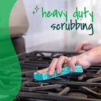 Scotch-Brite Odor Resist Heavy Duty Scrub Sponge, Dishwasher-Safe Kitchen sponges for Serious Scrubbing, Multipurpose Dish Sponge for Stuck-On Messes, 6 Scrubbing Sponges