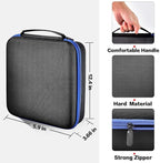 PAIYULE Case for Dremel Versa Power Scrubber Kit Cleaning Tool PC10-07/ PC360-5 Grout Brush, Bathroom Shower Scrub Kitchen & Bathtub Cleaner Holder for More Kinds Spin Scrubbers, Sponge Pads(Box Only)