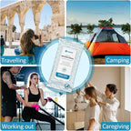 SUNKISS TrustPlus Bathing Wipes with Aloe, Extra Thick 8"x12" Body Cleansing Wipes for Adults Sensitive Skin, Camping, Travelling, Gym, Caring, 40 Count