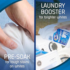 OUT White Brite Laundry Whitener Bleach Alternative, Stain Remover Detergent Booster Powder for Clothes, 4 Pound 12 Ounce Bottle