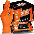 Industrial Nitrile Gloves – Heavy Duty Latex & Powder Free Disposable Gloves with Diamond Texture