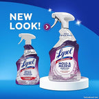 Lysol Mold & Mildew Remover Spray, Bathroom & Shower Cleaner, Disinfectant Spray, Stain Remover with Bleach, Tough on Black Mold, Multipurpose Cleaner for Home and Kitchen, 32oz
