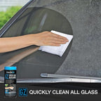 Suds Lab GZ Crystal-Clear Glass Wipes, Streak-Free Windshield, Mirror, and Window Wash, Disposable Wipes for Auto Interior and Exterior Car Windows, 40 count