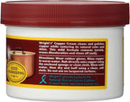 Wright's Copper and Brass Cream Cleaner - 6 Pack - 8 Ounce - Gently Cleans and Removes Tarnish Without Scratching