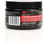 3M Chrome and Metal Polish, 39527, 10 oz, Used on Wheels, Trim and Bumpers, for Automotive