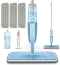 Spray Mops for Hardwood Floor Cleaning: MEXERRIS Wet Jet Mop with 3 Microfiber Washable Pads for Swiffer Powermop - Flat Floor Mop with Sprayer for Wood Laminate Ceramic Tiles Vinyl