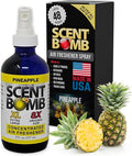 Scent Bomb Air Freshener Spray, Long-Lasting Odor Eliminator for Home & Car, Effective Deodorizer Spray for Kitchen, Bathroom, Fresh Room Spray & Smell Neutralizer, Pineapple
