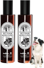 FurGone by Seedshub Pet Hair Repelling Spray, Odor Neutralizer | Anti-Static Wrinkle Release Pet-Friendly Botanical Sprays for Clothing and More, Pine Nut Scent, Up to 2800 Sprays, 6.76oz (2 Pack)
