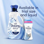 Downy Light Laundry Scent Booster Beads, Ocean Mist Scent, 24 OZ, In-Wash Fabric Beads Designed To Be Gentle With A Light Boost Of Scent, No Heavy Perfumes