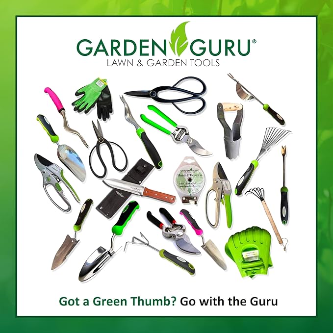 Garden Guru Super Strong Titanium Garden Scoop Trowel Shovel Transplanter - Rust Resistant - Ergonomic Handle - Perfect Hand Shovel for Gardening Transplanting and Digging (2 Pack)