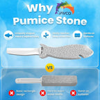 Pumice Stone for Cleaning with Handle (4 Pack) – Scrubbing Stone for Porcelain, Ceramic and Tile, Pumiceshark for Toilet Cleaning (4, Value Pack)