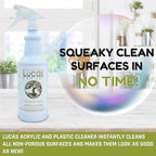 LUCASOL Acrylic and Plastic Cleaner, 32 Ounce