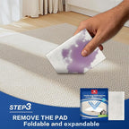 Home Times Carpet Cleaning Wet Wipes, Pet Lifting Pads + Oxy for Stain Removal on Carpet & Area Rug Cleaning, 10 Count(Pack of 1)