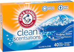 ARM & HAMMER Fabric Softener Sheets, 40 sheets, Purifying Waters