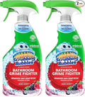 Scrubbing Bubbles Bathroom and Shower Cleaner Spray, Foaming Action Bathroom Grime Fighter Removing Soap Scum, Berry Burst Scent, 32oz (Pack of 2)