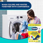 Carbona Color Grabber™ | Protects Laundry from Color Runs or Bleeds | Mix Whites & Colors | in-Wash Dye Grabbing Sheets | 30 Count Per Box, 1 Pack