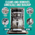 Sudstainables Dishwasher Cleaner and Deodorizer Tablets, 24 Pack – Dishwasher Cleaning Tablets for Odor and Buildup Removal, Descaler - 1-Year Supply