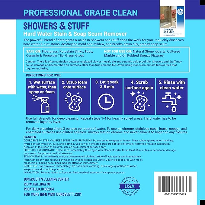 Don Aslett Showers & Stuff Bathroom Bundle