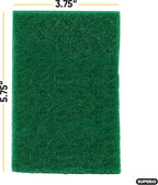 Heavy Duty scouring Pads Non-Scratching Scrubber, Non-Scratch Cleaning Scrub Pads, Eco-Friendly Reusable Kitchen Scrubbing Pad, Great for Non-Stick Cookware