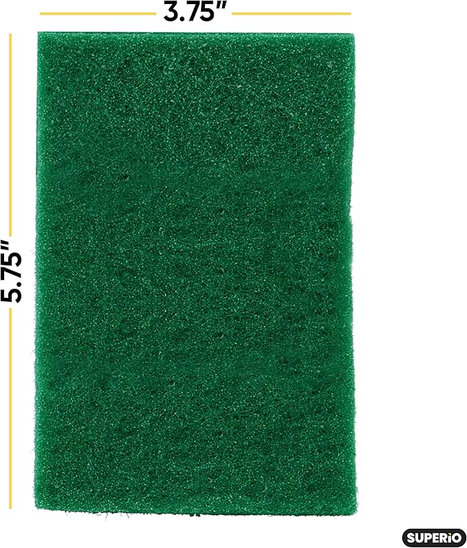 Heavy Duty scouring Pads Non-Scratching Scrubber, Non-Scratch Cleaning Scrub Pads, Eco-Friendly Reusable Kitchen Scrubbing Pad, Great for Non-Stick Cookware
