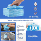 Reusable Cleaning Towels, Multi-Purpose Handy Towel, Blue Handi Wipe Reusable Cloths, Disposabel Dry Kitchen Wipes, Dish Cloths, Durable, Absoebent,Dry Quickly, 50 Count