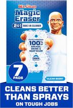 Mr. Clean Magic Eraser Foaming Sponge, All Purpose Cleaner, Dawn Cleaning Power, Wall, Sneaker, Oven Cleaner, Kitchen, Bathroom, Shower Cleaning Supplies, Scrubber, Ultra Foamy, 7ct