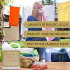 Worldwide Nutrition Bundle Compatible with Tyler Candle Company Glamorous Wash Diva Laundry Liquid Detergent - Hand and Machine Washable Diva Laundry Detergent - 3.78L (1Gallon) Detergent w/Keychain