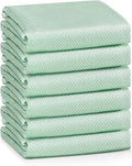 Nanoscale Cleaning Cloth,Easy Clean Fish Scale Microfiber Glass Cleaning Cloths Streak Free for Window Car Mirrors Windshield Lint Free Microfiber Polishing Cleaning All-Purpose Towel Pack of 6(Green)