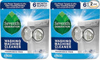 Seventh Generation Washing Machine Cleaner Free & Clear Targets Odor-Causing Residue Powered by Oxy Power 4.2 oz,6 Count (Pack of 2)