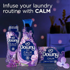 Downy Ultra Soft Fabric Softener Liquid, Calm, Lavender and Vanilla Bean, 26 fl oz, 39 Loads