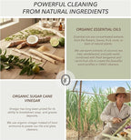 Non-Toxic Home Cleaning - The Collection 5 Pack - Includes 5 Cleaners, 1 Canvas Tote, 2 Microfiber Cloths, 2 Coconut Husk Scrubers - 100% Natural Organic Ingredients that Truly Perform
