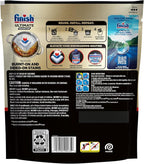 Finish Ultimate Quantum Dishwasher Pods, New & Improved Formula, Dishwasher Detergent Dish Soap, Removes Burnt-On & Dried-On Stain, Degreasing & Scrubbing Power, 47 Count