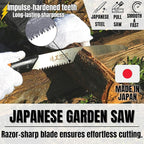 KAKURI Japanese Pruning Saw 8.2" for Tree Trimming - Replacement Blade (1 pc) - Made in Japan