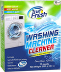 True Fresh Washing Machine Cleaner Descaler 15 Pack Tablets, Deep Cleaning Deodorizer for HE Front & Top Load Washers, Eliminates Odor Buildup Residue Grime, Cleans Drum Pump Valve Hoses Septic Safe