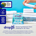 Dropps Activewear Laundry Detergent Pods, Rose Energy (64 Count) - Powerful Laundry Pods | Fights Sweat & Body Odors | For Synthetic Workout Clothes | Clean Ingredients | Plastic Free Packaging