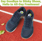 Knixmax Versatile Deodorizer Balls for Shoes Gym Bags Home Freshener for Closets Lockers Odor Eater Eliminate Unpleasant Scent Fresh Linen Tennis
