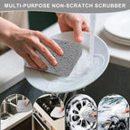 Extra Large Dish Sponges Kitchen for Cleaning, Natural Cellulose Sponges Reusable and Biodegradable, Non Scratch Sponge for Dishes Household Use (2-Pack)