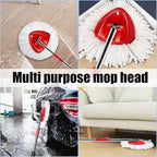 8 Pack Mop Replacement Head, Ailengy 100% Microfiber Mop Refills Spin Mop Replacement Head, 360 Micro Spin Cleaning Replacement Mop Heads for Easy House Cleaning Floor Mopping
