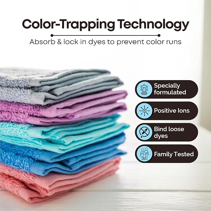 Color Keeper® Dye-Trapping Laundry-Saving Sheets, 100 Value Pack | Fragrance Free | Bleach-free Protection for Mixed Laundry