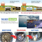 Bio-Safe Organics B.O.S.S - Septic Tank Treatment - 36 Monthly Doses - Septic Cleaner - Drain Cleaner - Drain Clog Remover - Unclog Toilet Septic Maintenance - Exxon Valdez Patented 100% Guaranteed