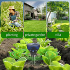 4 Pack Mole Repellent Solar Powered,Gopher Repellents,Solar Powered Waterproof Vole Repellent, Flash&Vibration is Suitable for Lawn, Courtyard and Outdoor Mole Deterrent for Yard